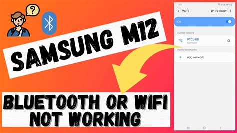 Активация Wi-Fi на Samsung M12