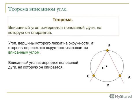 Алгоритмы нахождения дуги окружности с вписанным углом