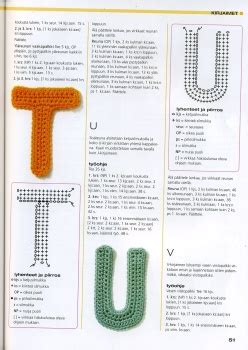 Алфавит крючком: схемы и инструкции
