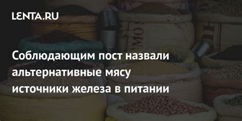 Альтернативные источники железа