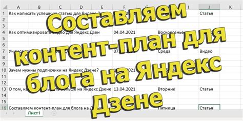 Анализ и оптимизация блога в Яндекс Дзене