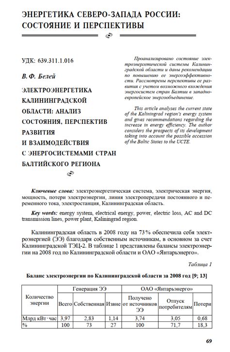 Анализ перспектив развития энергоблока