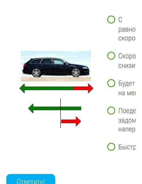 Анализ поведения автомобиля в движении