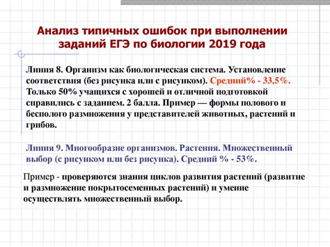 Анализ своих успехов и ошибок при выполнении задания