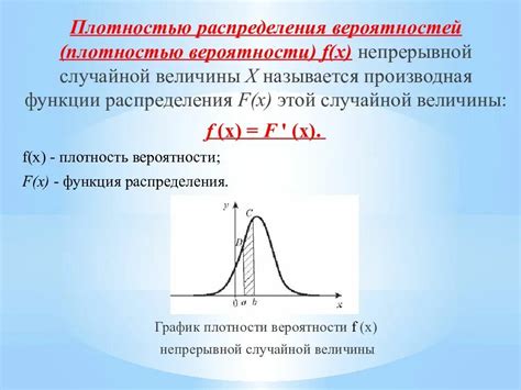 Анализ функции плотности распределения