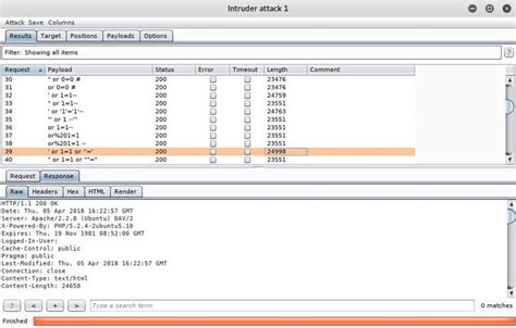 Атака на SQL-инъекции с помощью Sqlmap