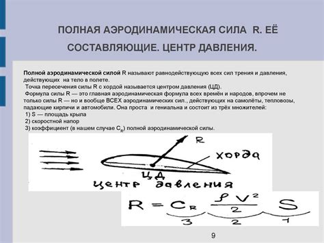 Аэродинамика и создание подъемной силы