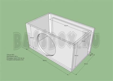 Бас-рефлексный короб
