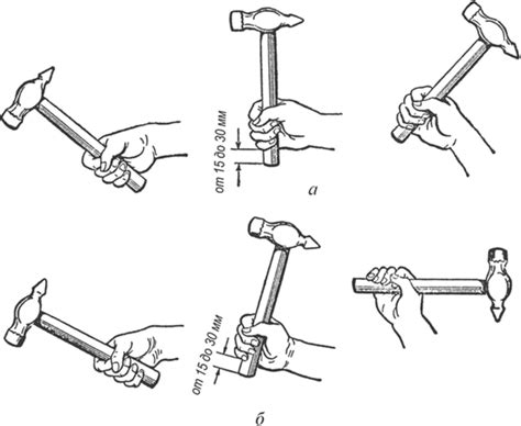 Безопасные способы применения молотка