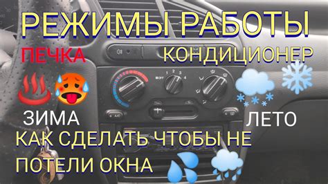 Важность поддержания и регулировки работы печки и кондиционера