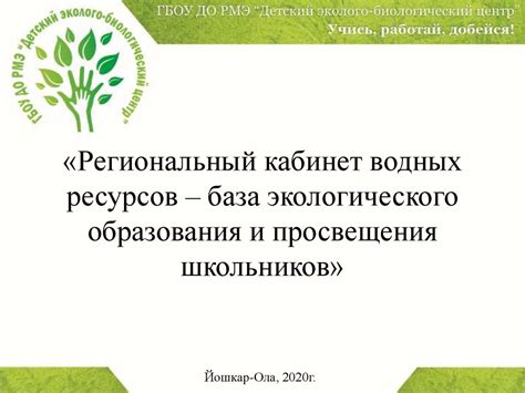 Важность экологического просвещения и образования