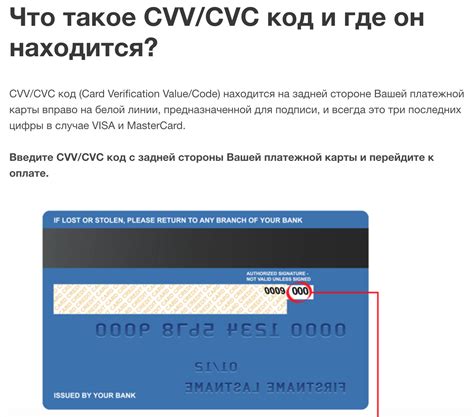 Важность CVV кода в безопасности платежей