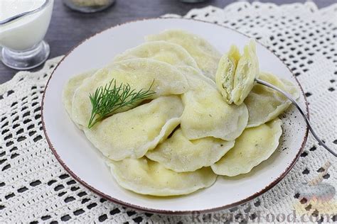 Вареники с сыром и грибами