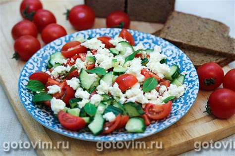 Варианты закусок с овощами и творогом