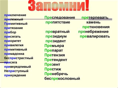 Варианты написания слова "превосходный" с приставками