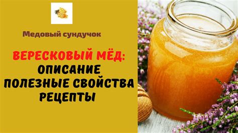 Вересковый мед: рецепты использования