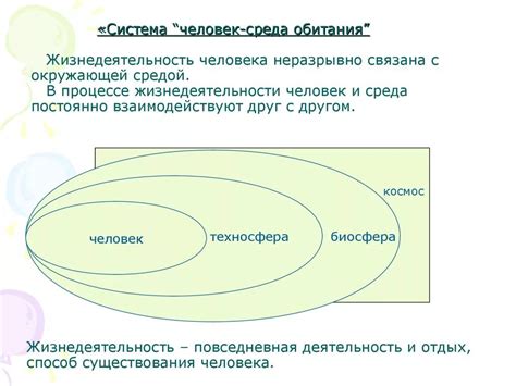 Взаимодействие со средой