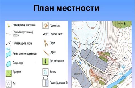 Виды топографических диаграмм