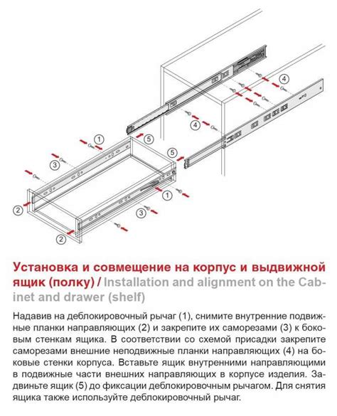 Виды ящиков на шариковых направляющих