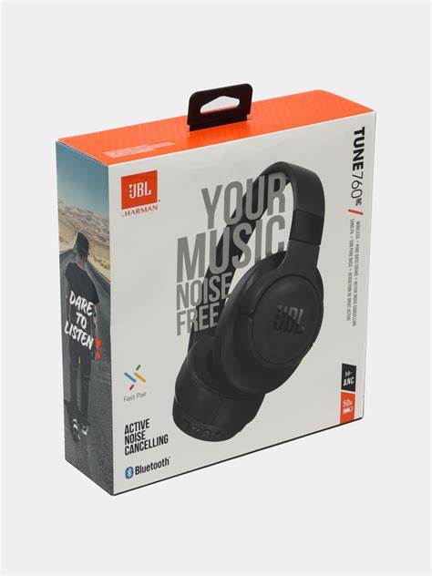 Включение шумоподавления на наушниках JBL Tune 760 NC