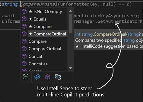 Включение Intellisense