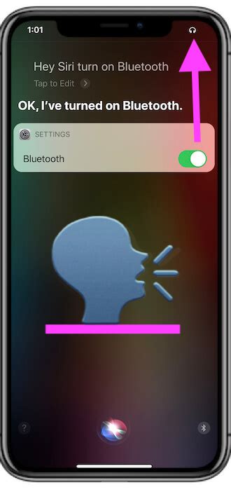 Включите Bluetooth на iPhone