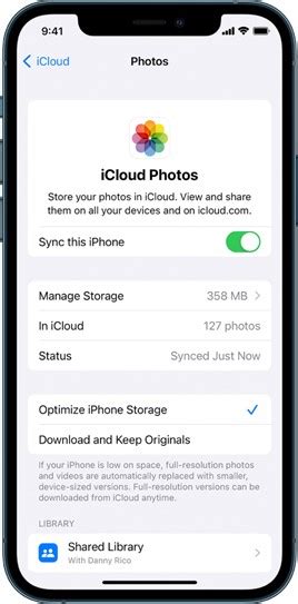 Включите iCloud