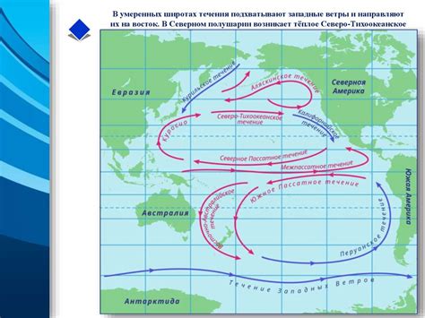 Влияние ветров и течений