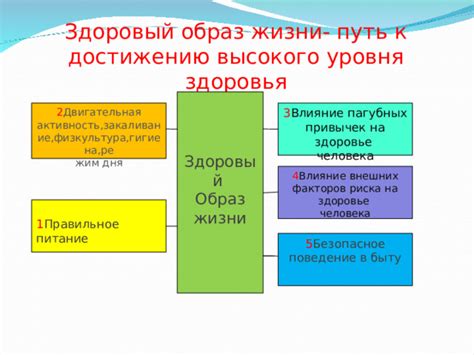 Влияние внешних факторов и образа жизни