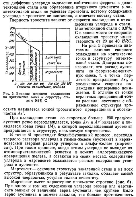 Влияние времени охлаждения