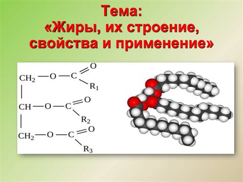 Влияние молекул жира