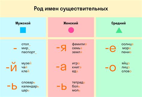 Влияние неодушевленности на определение рода существительного