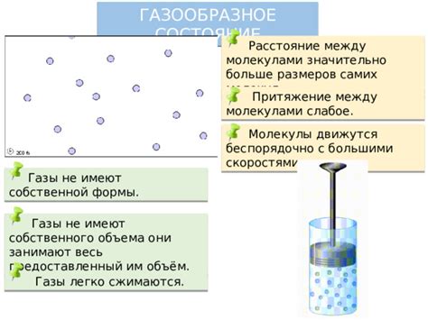 Влияние объема и формы твердого контейнера на газы