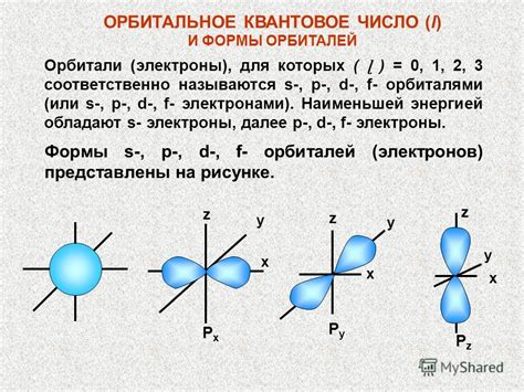 Влияние орбитального квантового числа на химические свойства