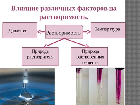 Влияние физических факторов на растворимость