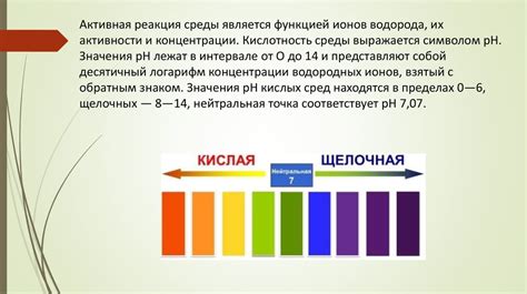 Влияние pH на окраску рассола