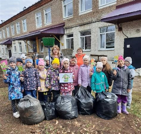 Внедрение эколят в садовую обстановку