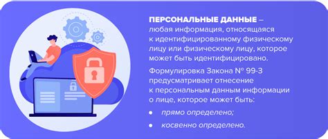 Внесение персональных данных и контактной информации