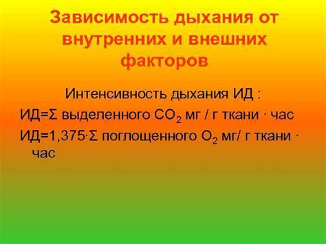 Воздействие внешних факторов на интенсивность испарения йода