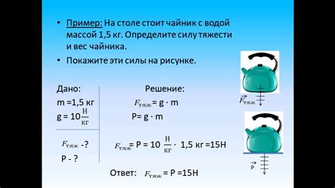 Воздействие на корабль сил тяжести