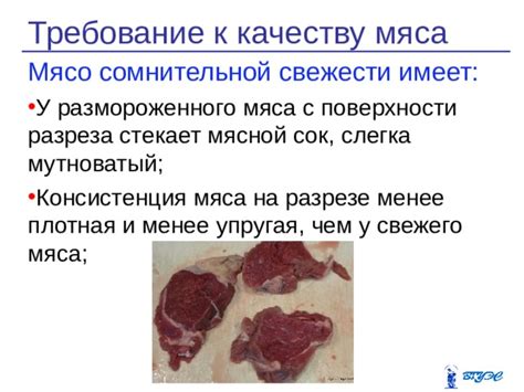 Возможные последствия замораживания размороженного мяса