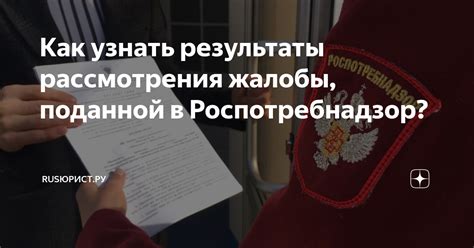 Возможные результаты рассмотрения жалобы