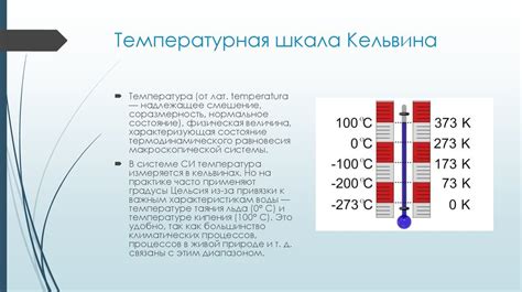 Возникновение и основные принципы шкалы Кельвина