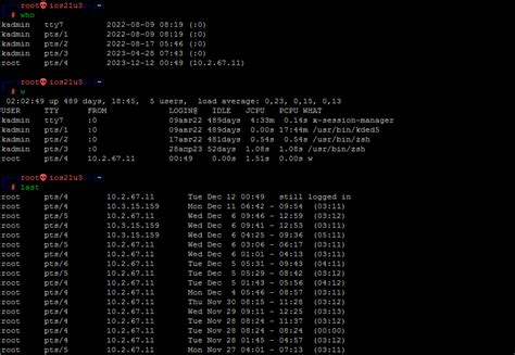 Воспользуйтесь командой logout для завершения ssh-сессии