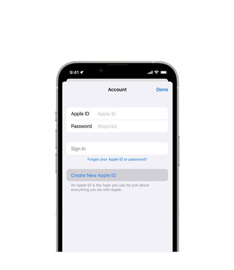 Восстановление доступа через Apple ID