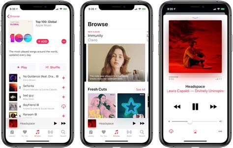 Восстановление песен в Apple Music