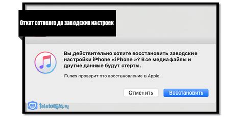 Восстановление через утилиты iTunes и iCloud