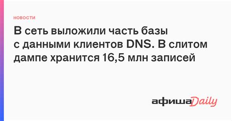 Вред, причиняемый нежелательными данными на DNS-серверах