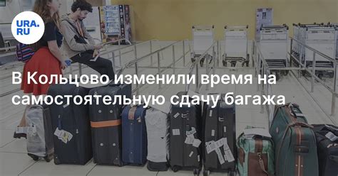 Время на проверку и сдачу багажа