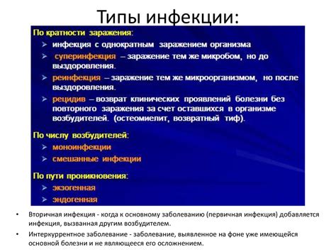 Вторичная инфекция